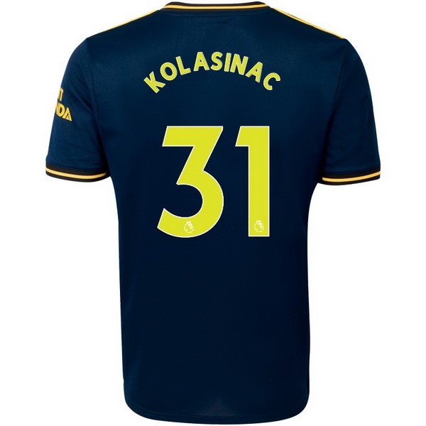 Maillot Football Arsenal NO.31 Kolasinac Third 2019-20 Bleu